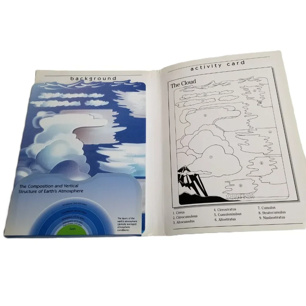 Book Plus Cloud Science Models K-8 Teaching Guide 3D Foam Earth